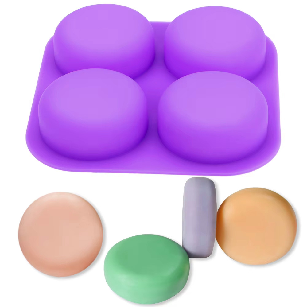 Soap Making Instructions - 1-2 قطعة من قوالب الصابون السيليكونية