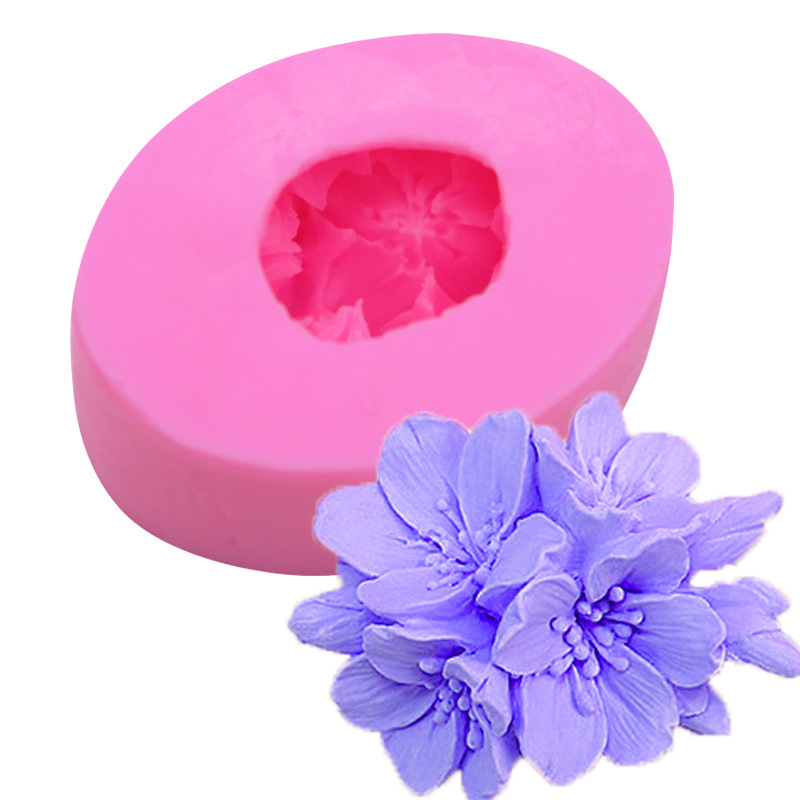 Soap Making Instructions - قالب صابون سيليكون لصنع زهرة الورد