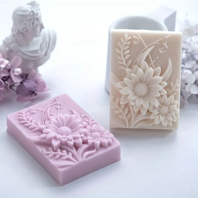 ثلاثية الأبعاد زهرة مربع الصاب - مراجعة Soap Making Instructions وسعره