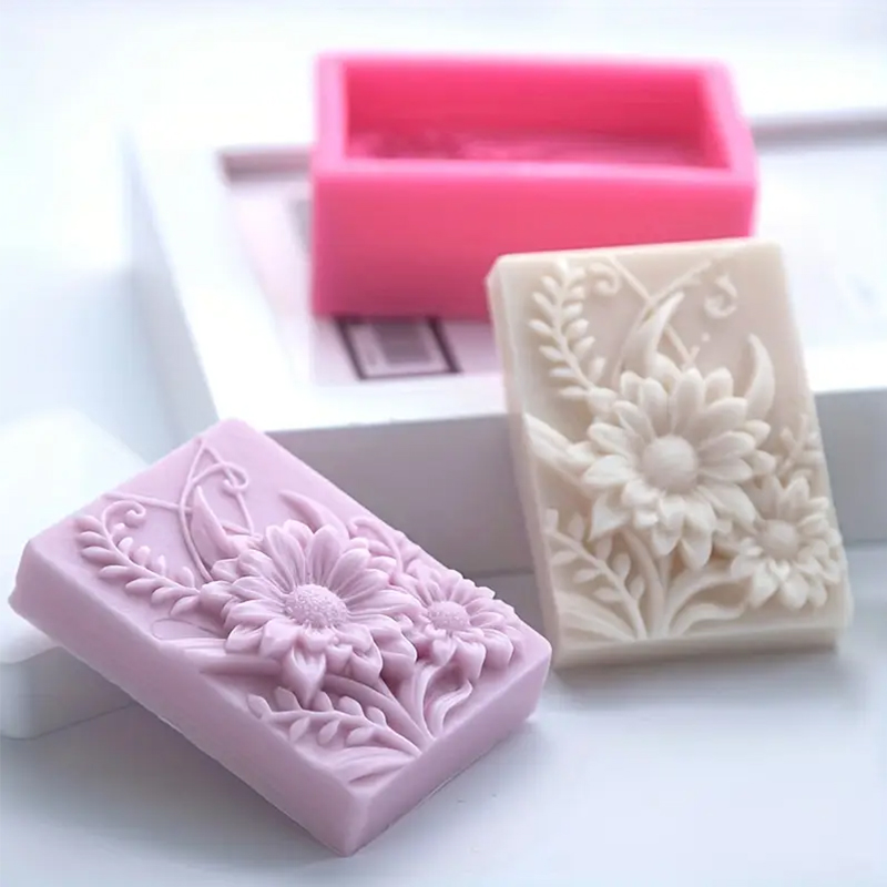 ثلاثية الأبعاد زهرة مربع الصاب - مراجعة Soap Making Instructions وسعره