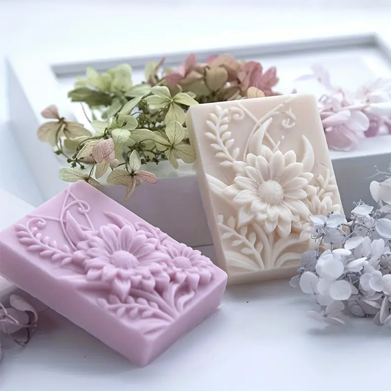 ثلاثية الأبعاد زهرة مربع الصاب - مراجعة Soap Making Instructions وسعره
