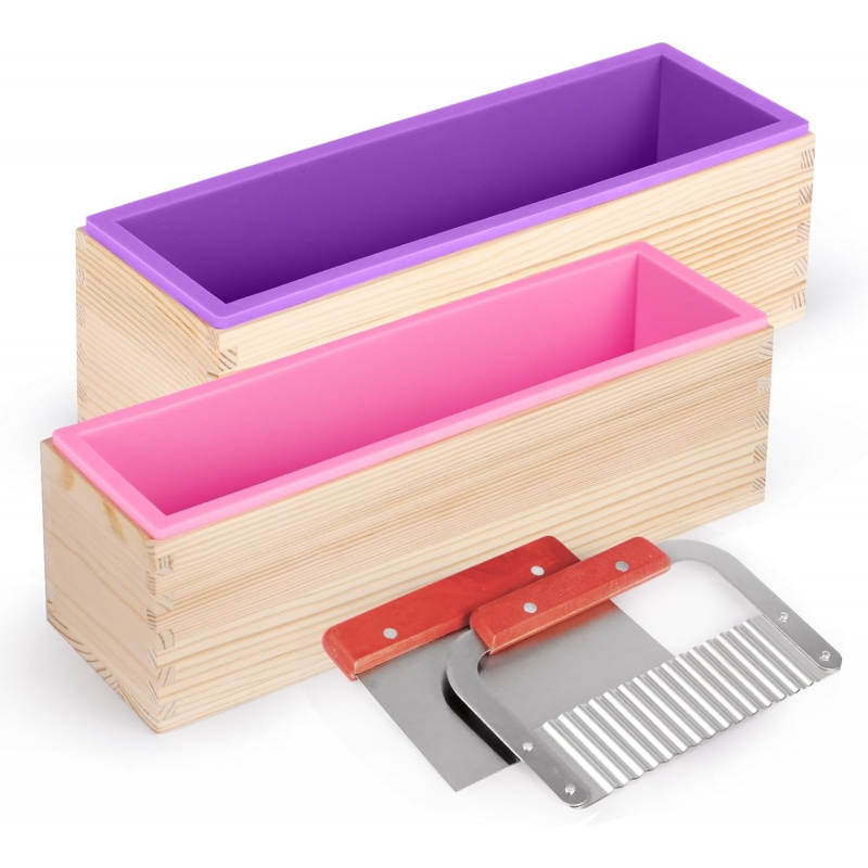 قالب صابون سعة 42 أونصة مع صند - مراجعة Soap Making Diy Kit وسعره
