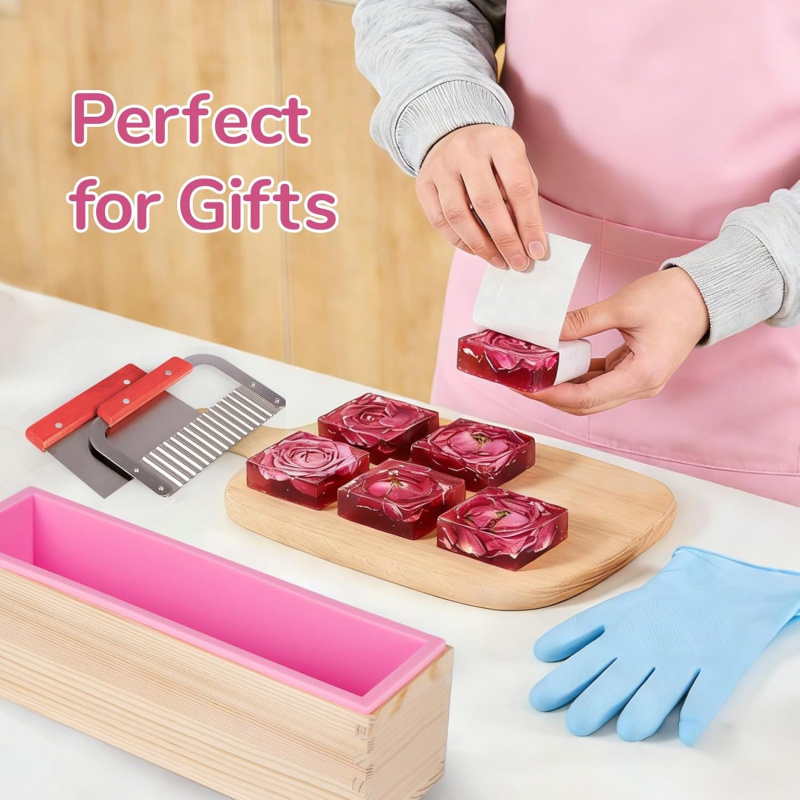 قالب صابون سعة 42 أونصة مع صند - مراجعة Soap Making Diy Kit وسعره