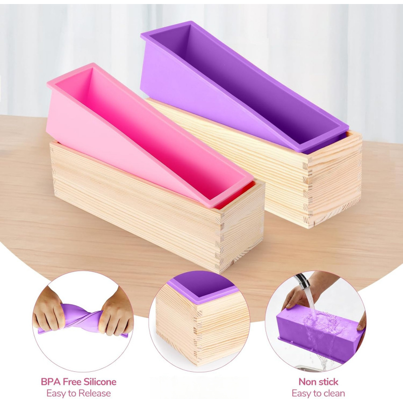 قالب صابون سعة 42 أونصة مع صند - مراجعة Soap Making Diy Kit وسعره