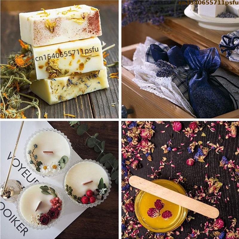 4 أنواع من براعم الورد الطبيعي - مراجعة Soap Making Diy Kit وسعره