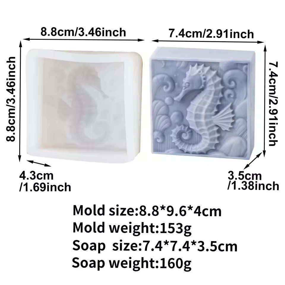 قالب صابون سيليكون ثلاثي الأبع - مراجعة Soap Making Instructions وسعره