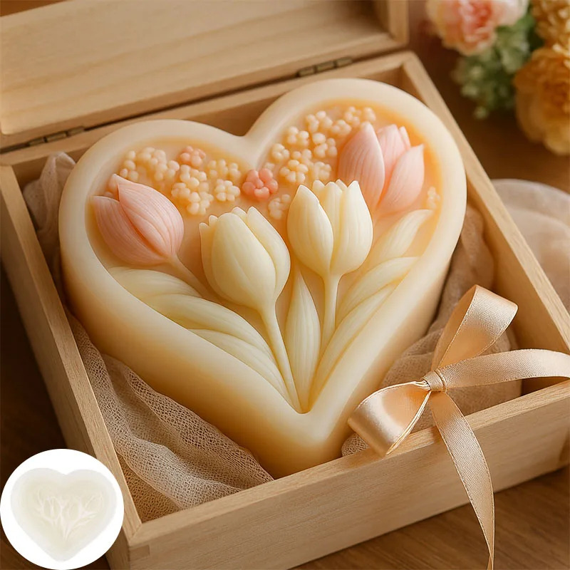 قالب سيليكون لصنع شموع التوليب - مراجعة Soap Making Kit For Beginners وسعره
